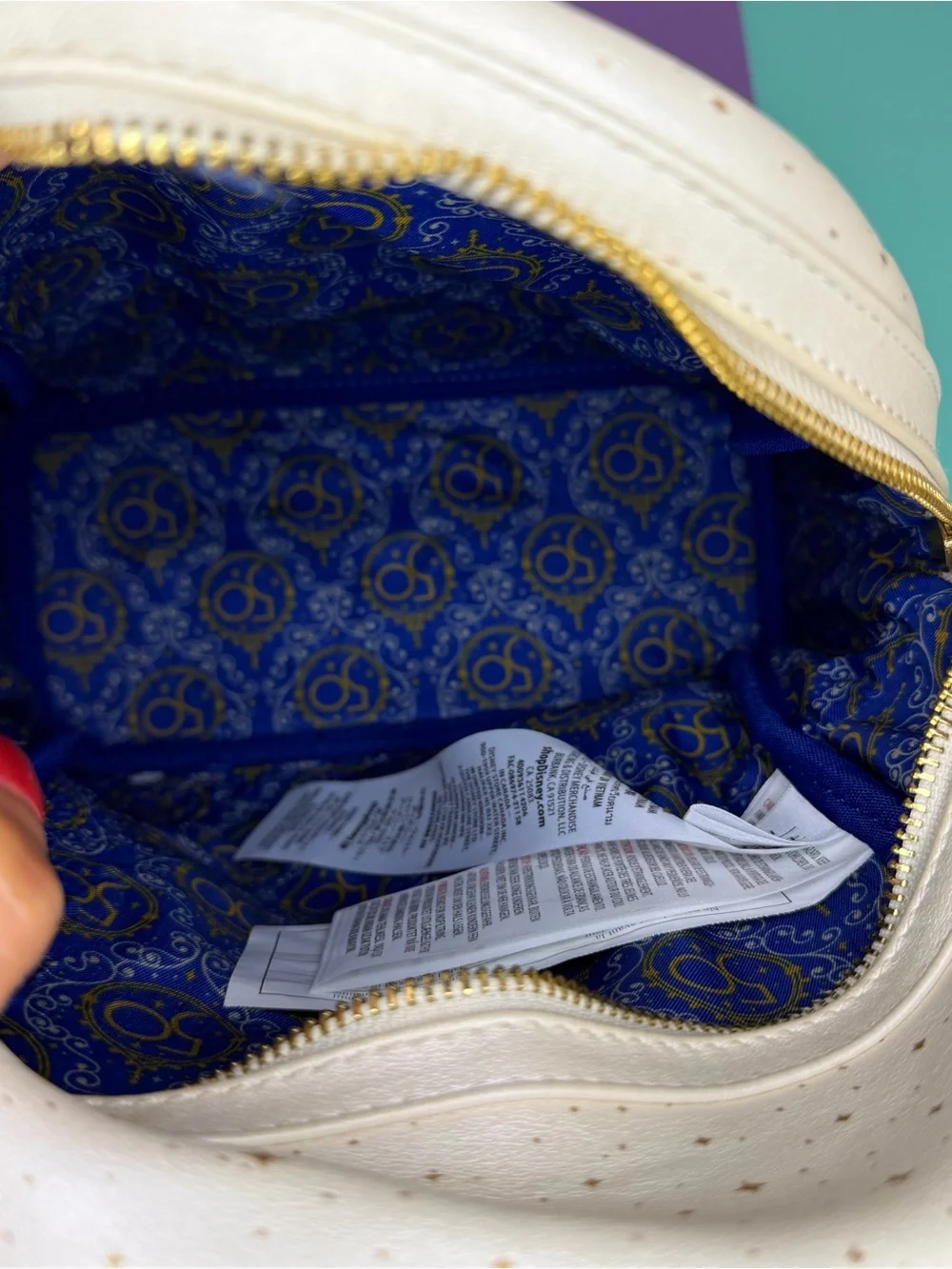 Loungefly Disney World 50th Anniversary Cinderella Castle mini backpack